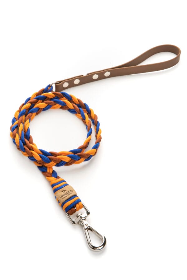 braid leash blue orange klp scaled