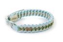 Nautical Light Blue/Off White/Green Guacamole