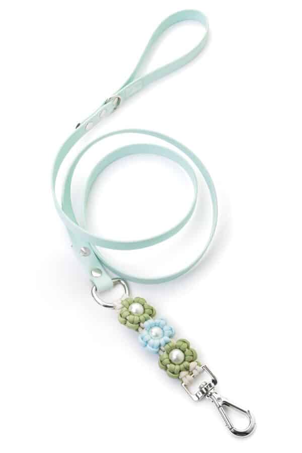 Blossom Leash Guacamole Green/Light Blue/Pearl