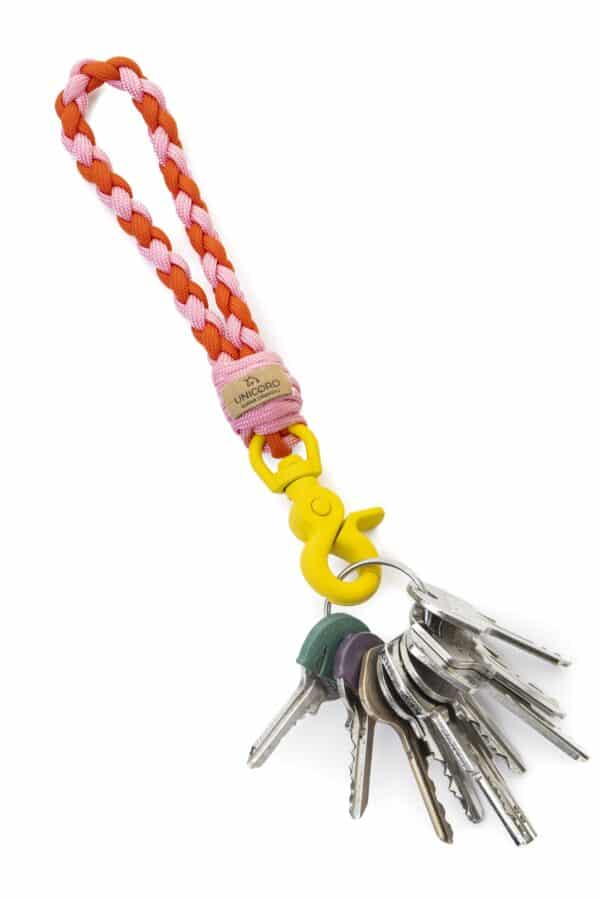 Waterfalll Keychain Pink/Orange