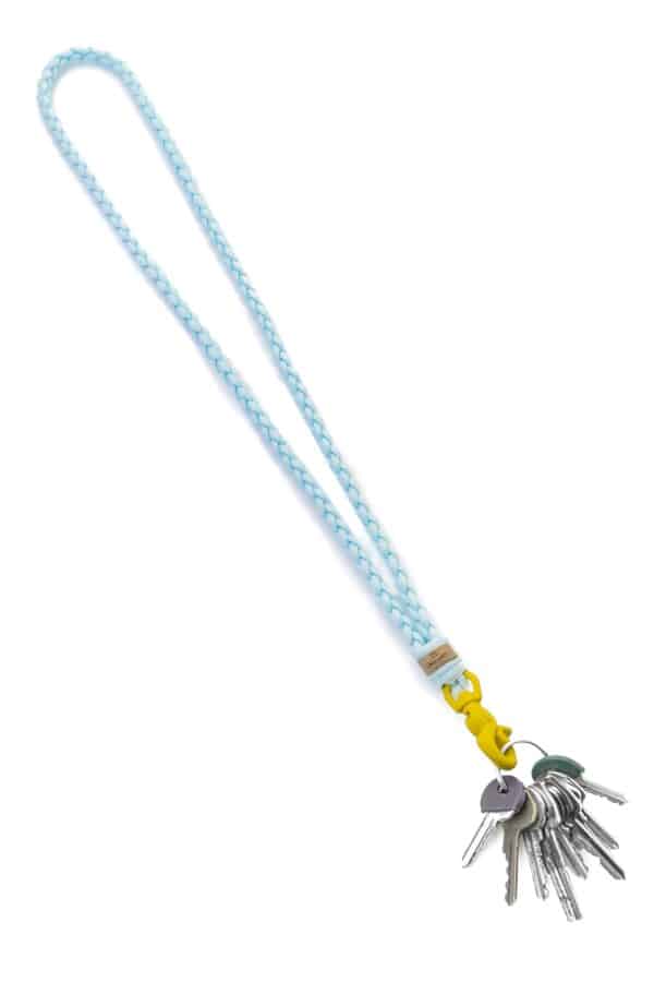 Waterfall Key Lanyard Light Blue