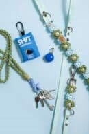 Blossom Leash Guacamole Green/Light Blue/Pearl