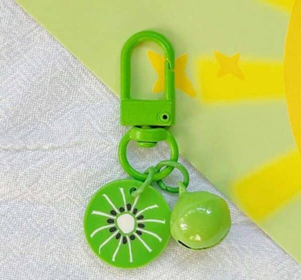 Kiwi dog jewelry with bell