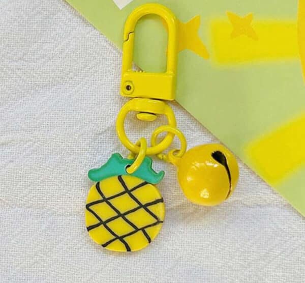 Pineapple dog jewelry with bell