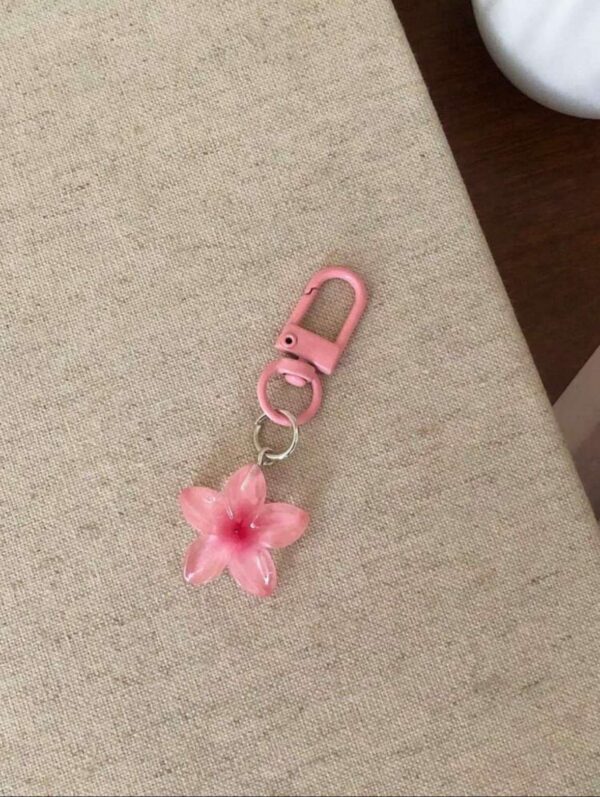 Dog jewelry pink flower