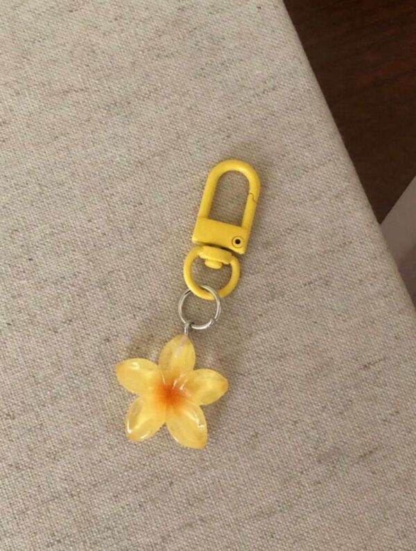 Dog jewelry yellow flower