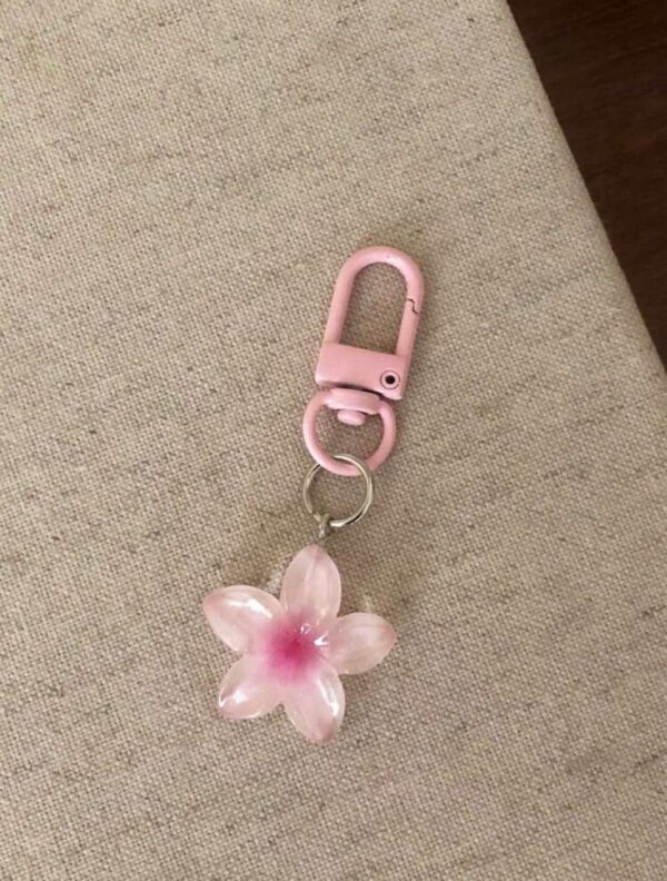 Dog jewelry pastel pink flower