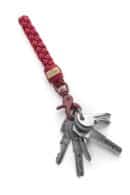 Braid Keychain Bordeaux