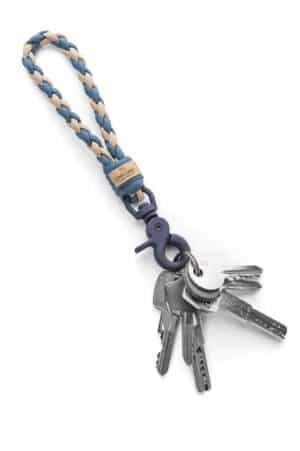 Waterfall Keychain Πετρόλ/Μπεζ