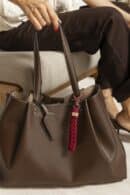 Braid Keychain Bordeaux