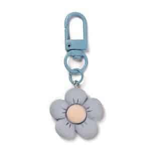 Dog jewelry Blue/Pink plastic flower