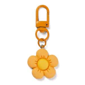 Dog jewelry Peach/Yellow plastic flower