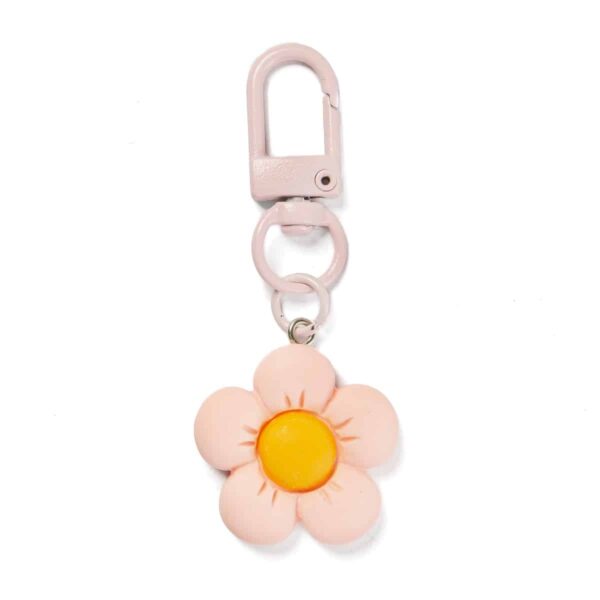 Κόσμημα σκύλου Ροζ/Κίτρινο λουλούδι πλαστικό