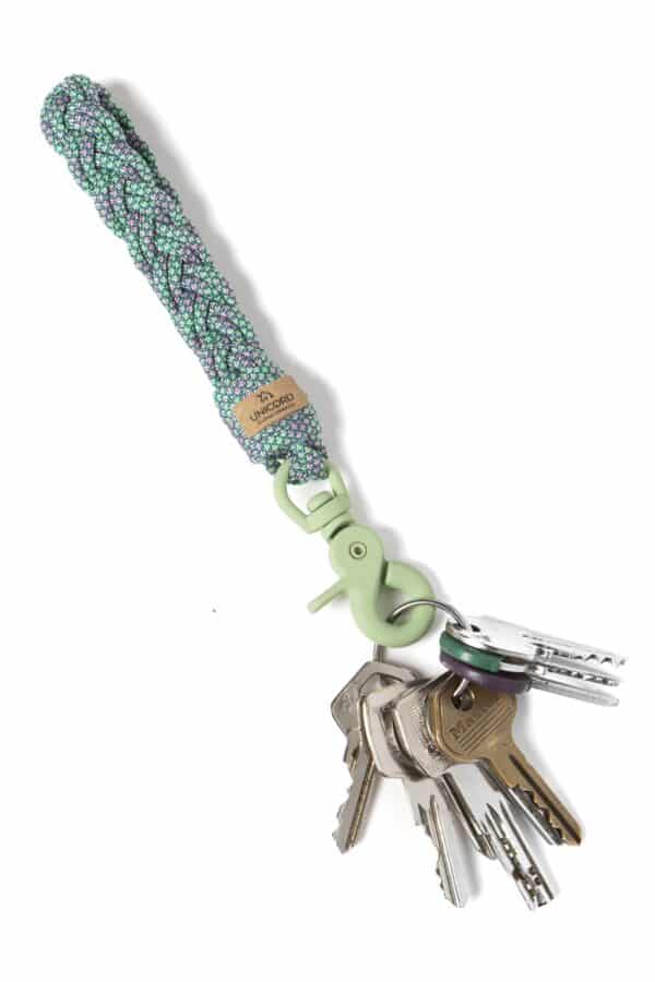 Braid Keychain Victorian/Ροζ παστέλ