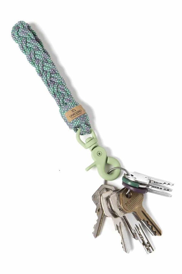 Braid Keychain Victorian/Ροζ παστέλ