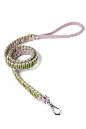 Scyscraper Leash Ροζ παστέλ/Λαχανί