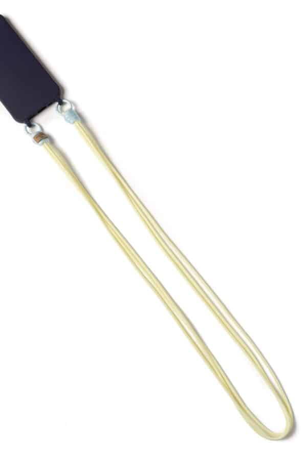 Κορδόνι κινητού Κίτρινο παστέλ-γαλάζιο κρίκο