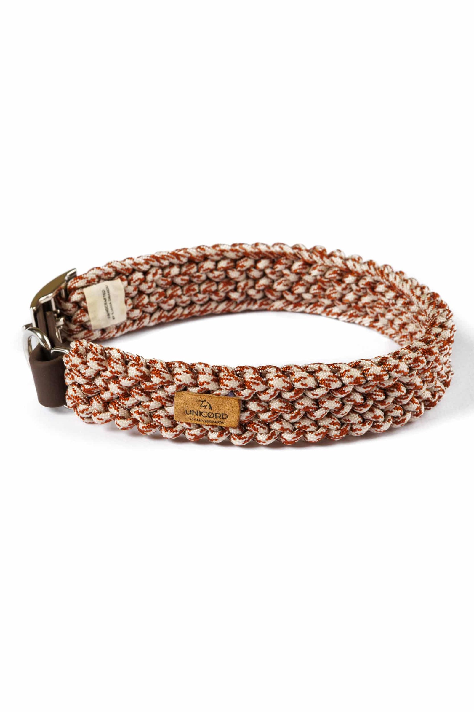 Knitted Braid Καρό καφέ 1 Knitted Braid Καρό καφέ