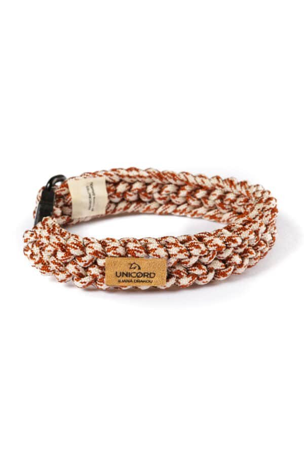 Knitted Braid Καρό καφέ (Γάτα)