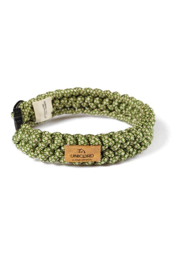 Knitted Braid Καρό πράσινο (Γάτα)